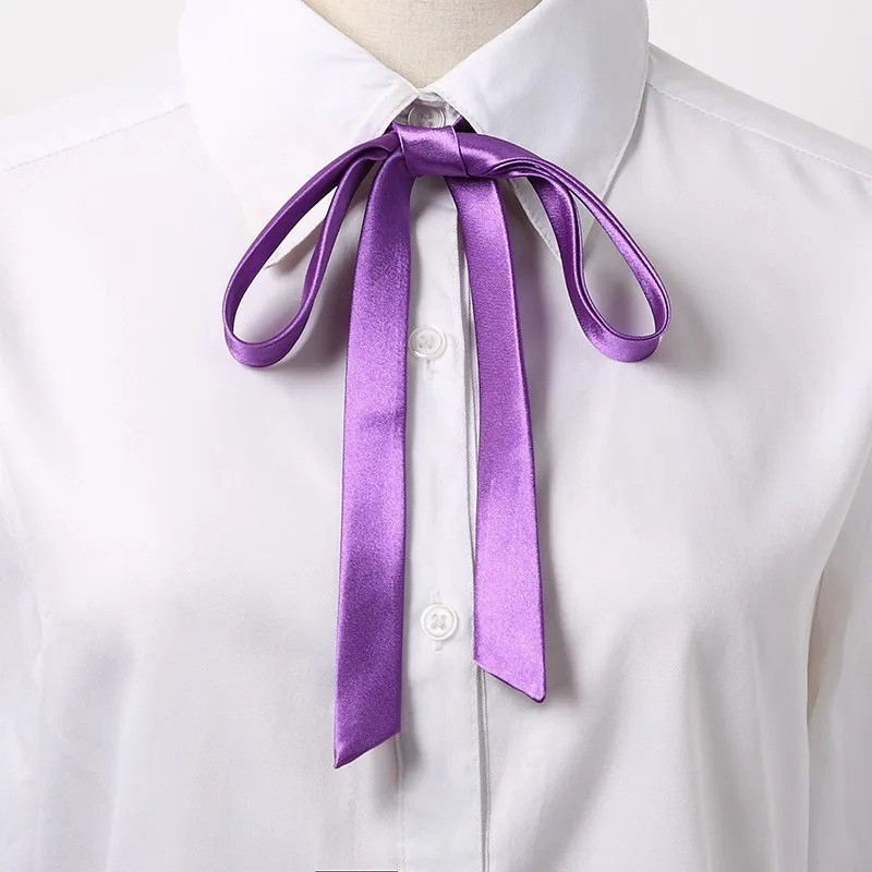 Satin Bow Tie Gambler Western Cowboy Necktie Ribbon for Wedding Men Shirts Suit