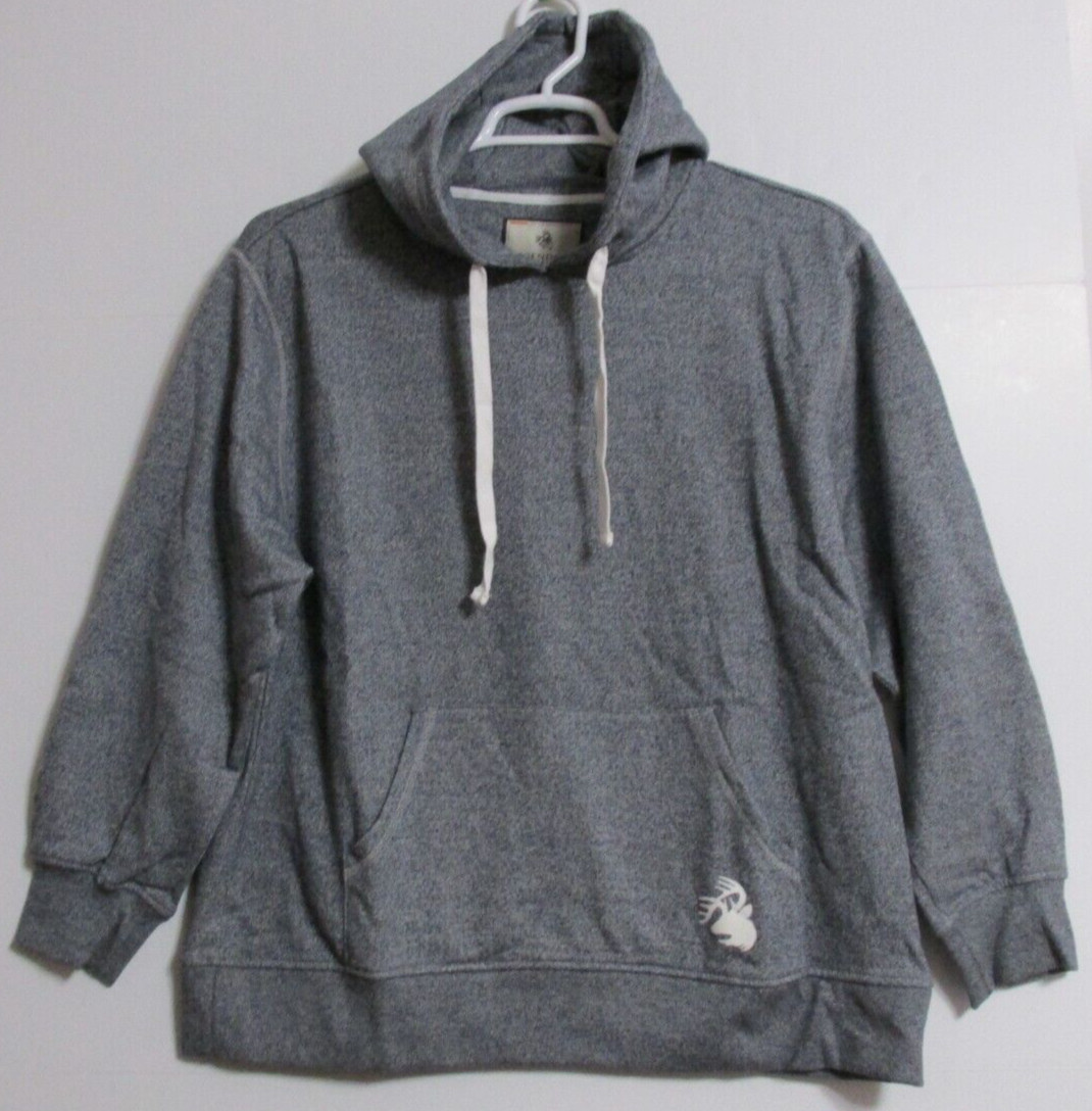 Women’s Legendary Whitetails Switchback Hoodie Navy Pepper Marl Size X-Large