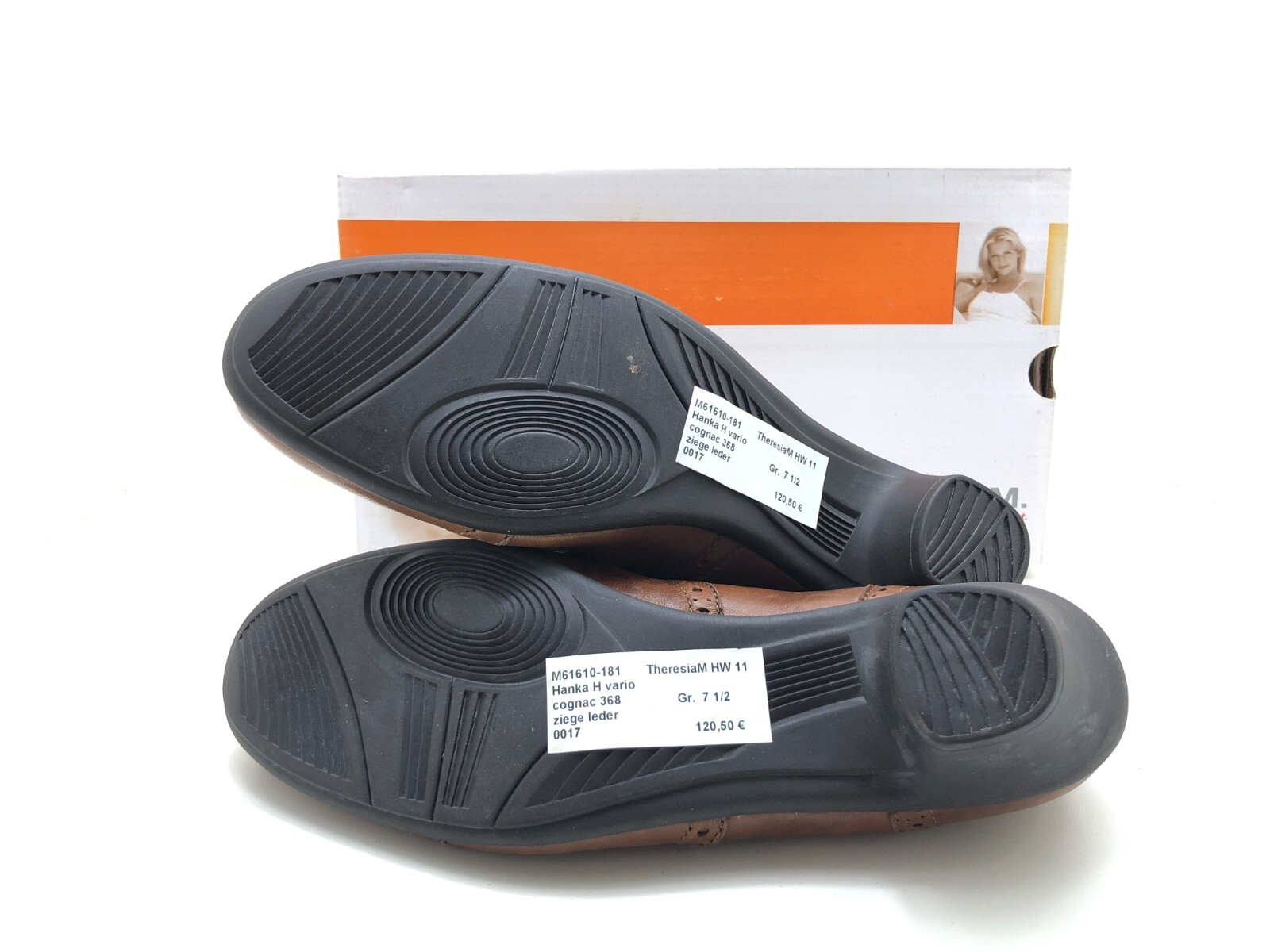 Theresia M. women’s loafers size 41 lace-up casual shoes comfort Brown