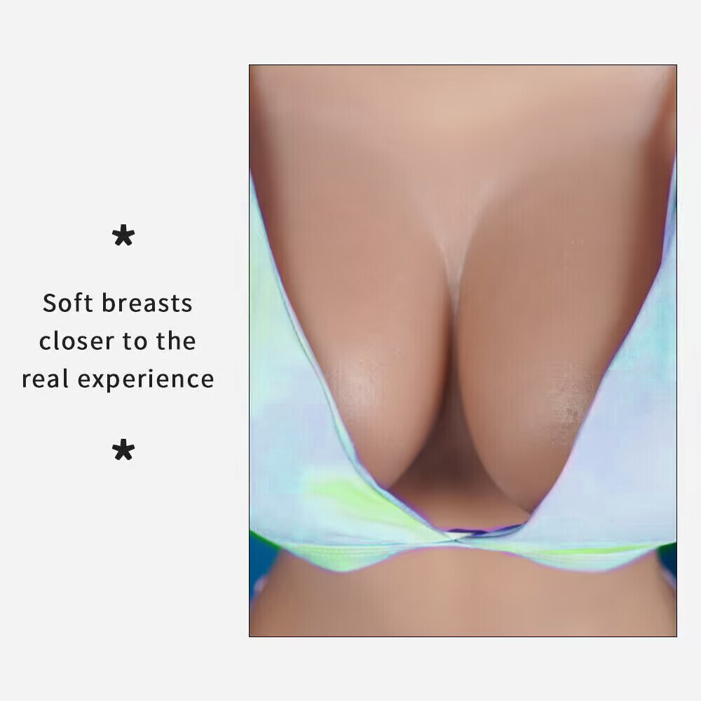 Silicone Breast Forms Body Suits Realistic C Cup with Arms Fake Vaginas Tights