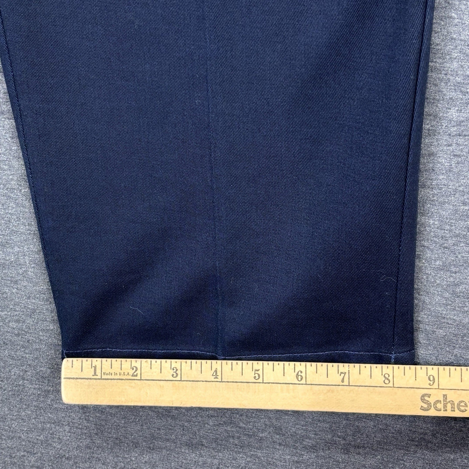 Dockers Original Khaki Pants Mens 34×30 Blue Classic Fit Pleated No Wrinkles NEW