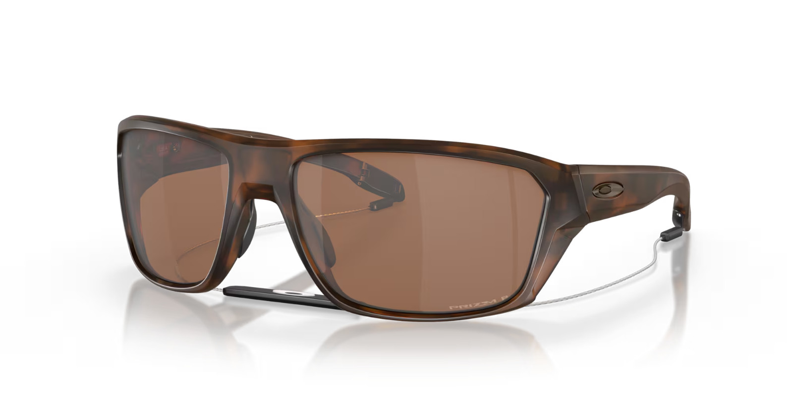 Oakley SPLIT SHOT Matte Tortoise POLARIZED PRIZM Tungsten Lens Sunglass 9416-03