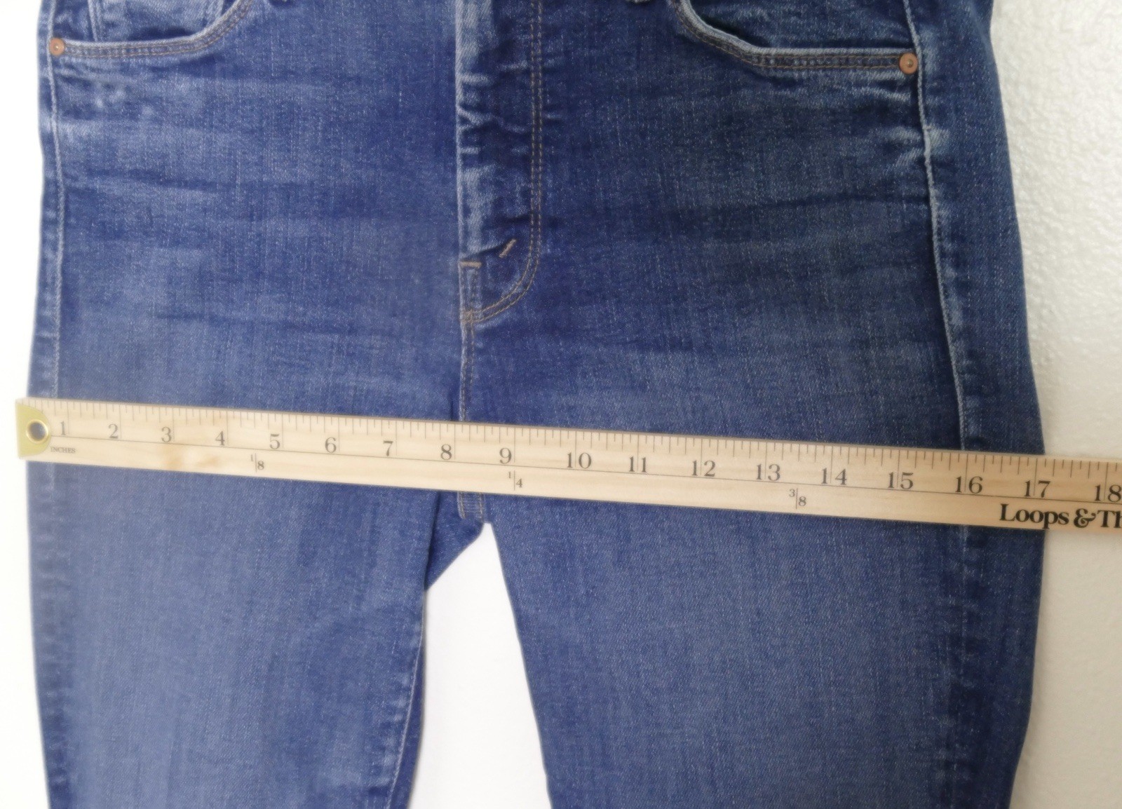 MOTHER The Looker Ankle Jeans Womens 25 Skunk Ape Raw Two-Step Hem Ankle Denim