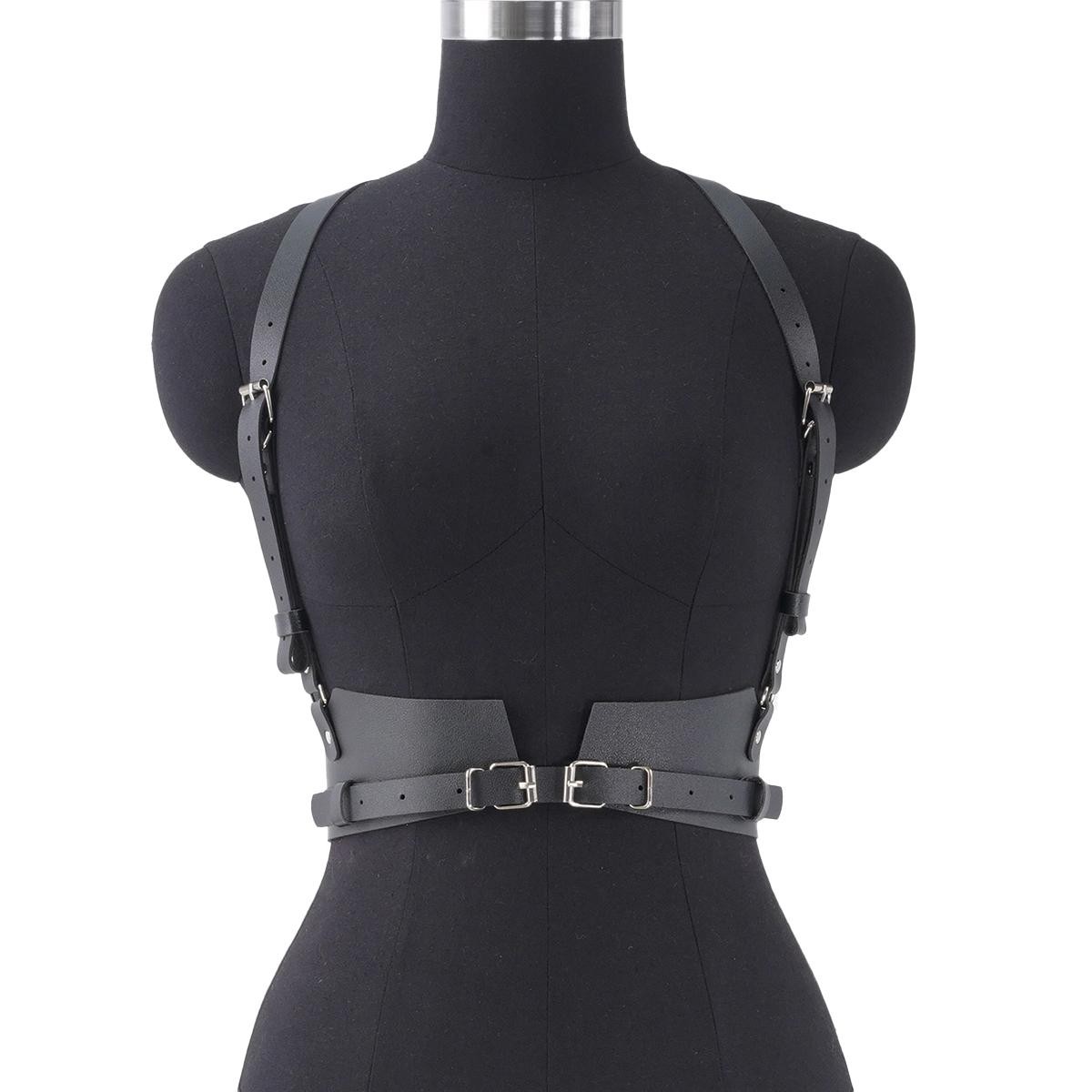 Women Punk Gothic Waist Belt Adjustable Harness Street Style Corset Suspender