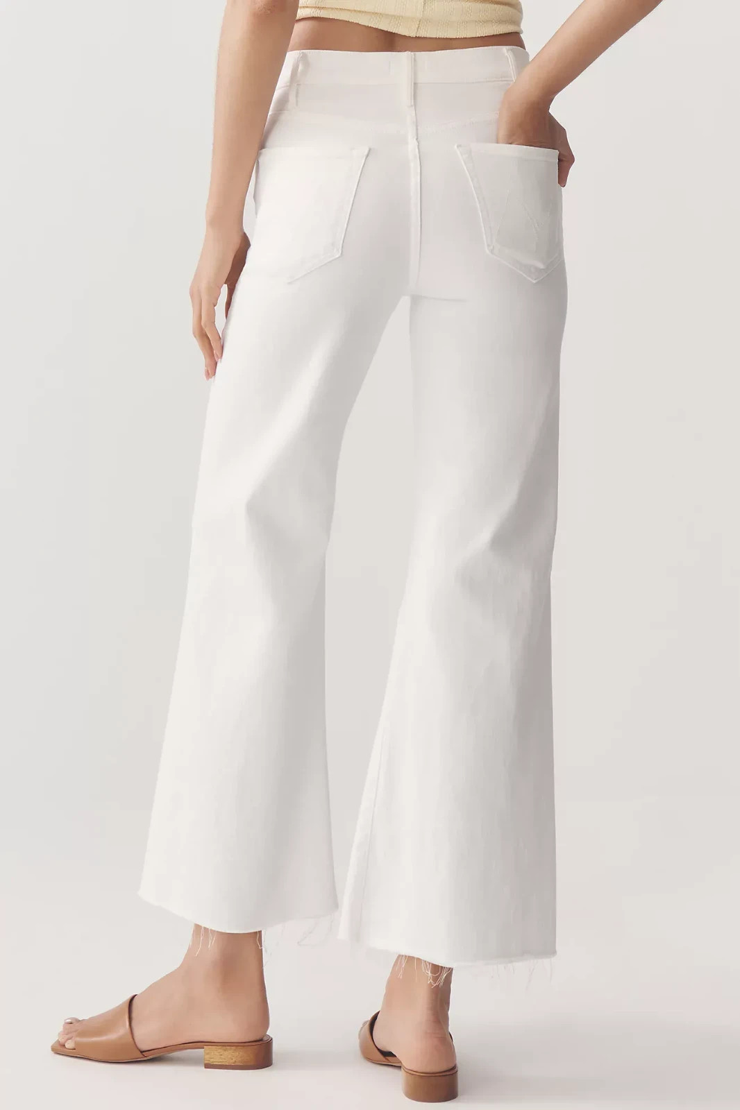 Anthropologie MOTHER The Hustler Roller High-Rise Ankle Jeans