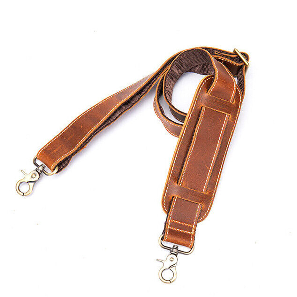 For Briefcase Luggage Messenger Bag Genuine Leather Replacement Shoulder Strap