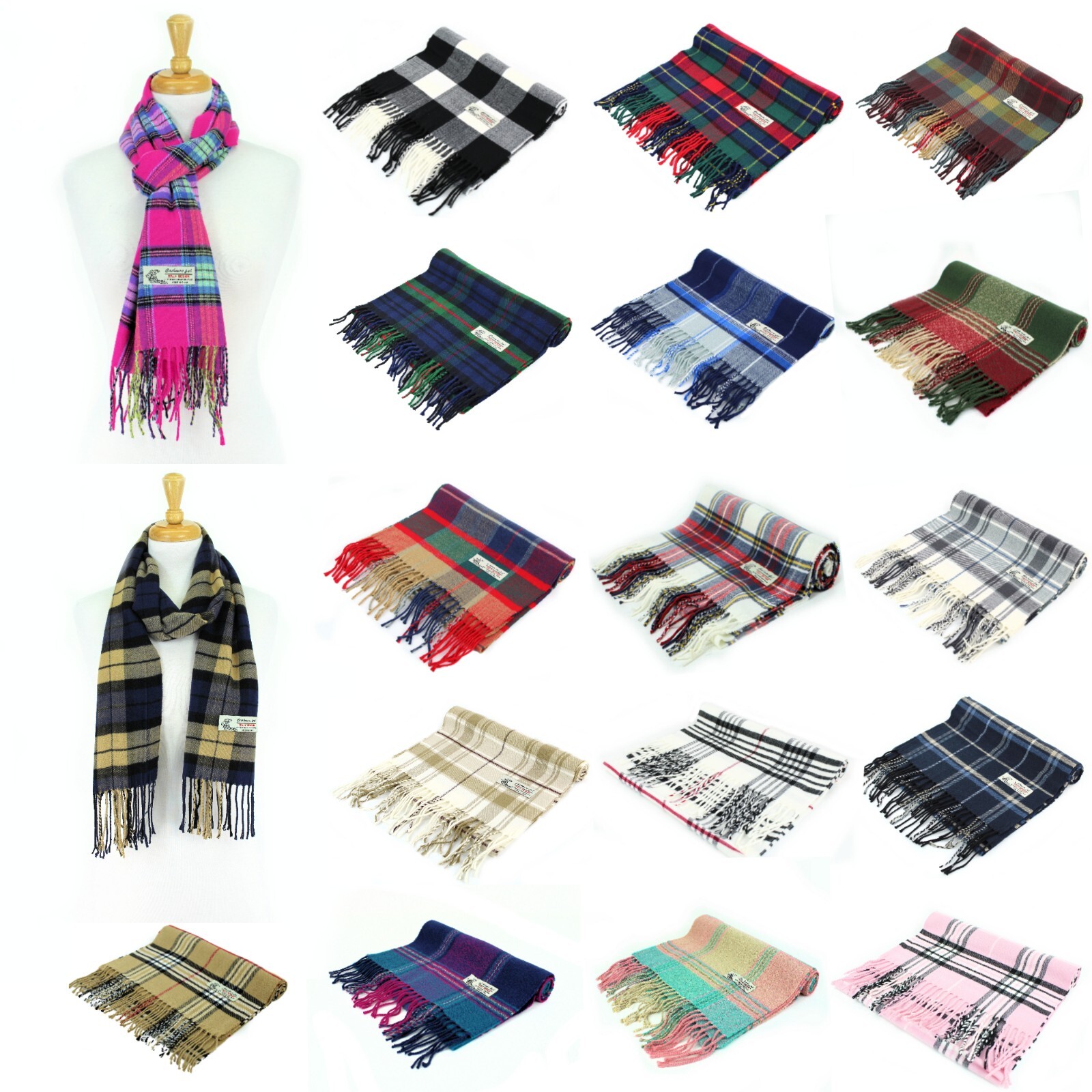 New Soft & Warm Cashmere Feel Scarf, Winter Scarf For Men And Women