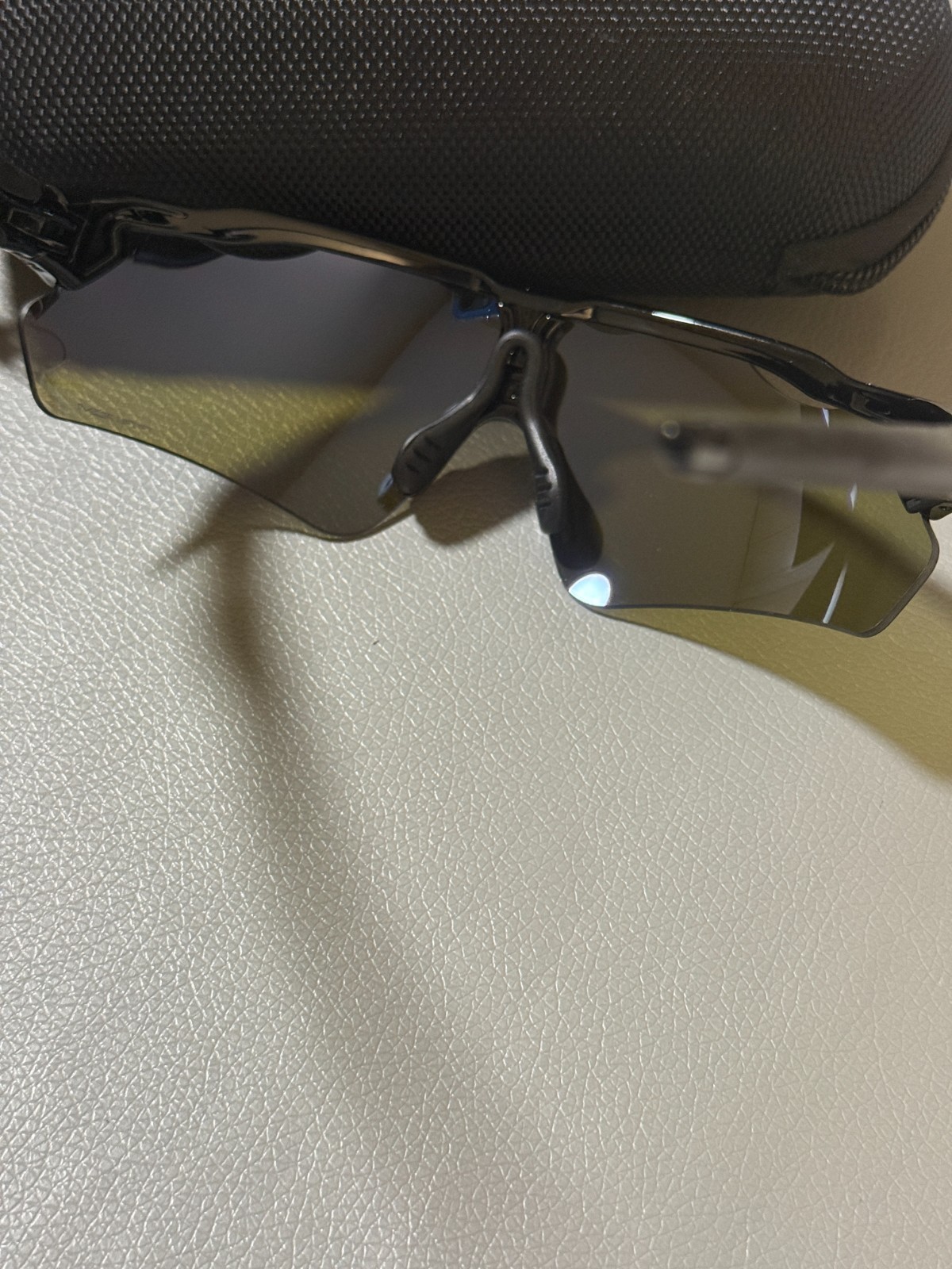 Oakley OO9208 Sunglasses Radar EV Path Polished Black Frames Blue Lens Sporty