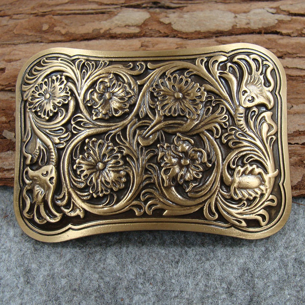Heavy duty Solid Brass Belt Buckles For 1.5″ Plate Pin western Buckle Z167