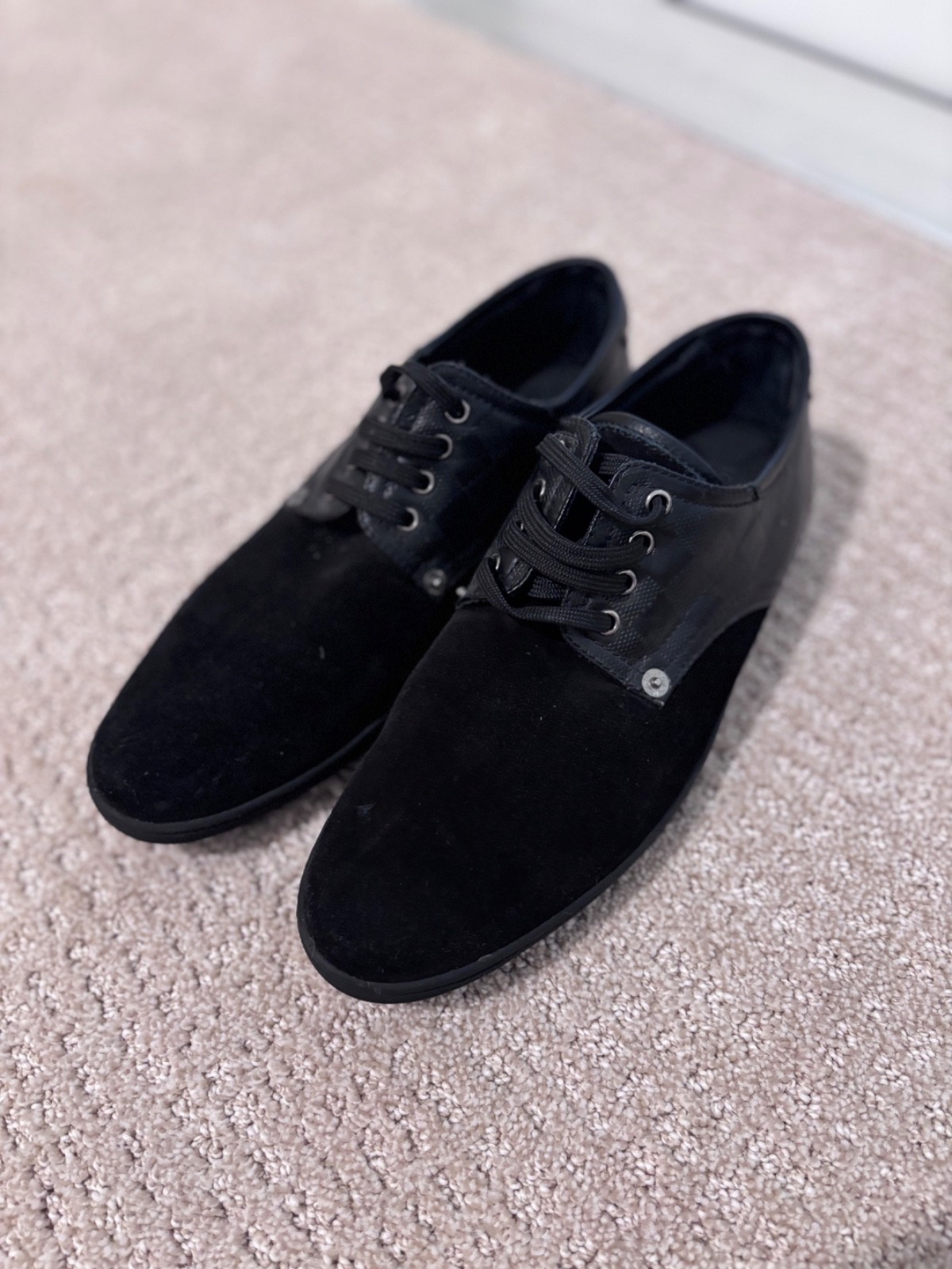 Louis Vuitton black derby sneakers
