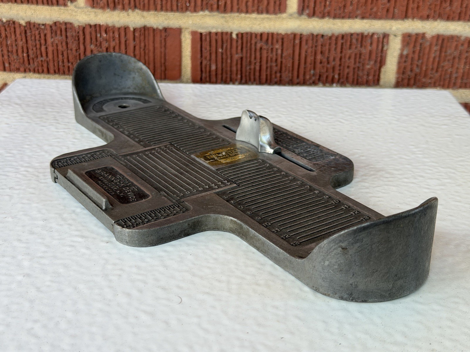 Brannock Men’s Foot Measuring Device Vintage Shoe store Syracuse NY