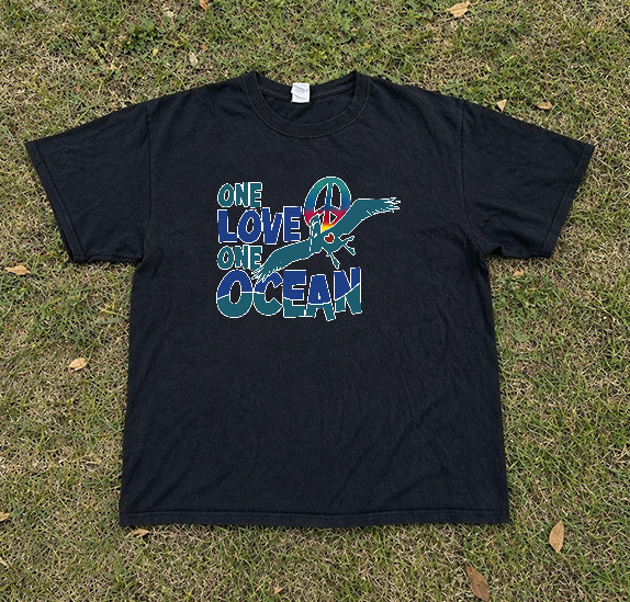 Jimmy Buffett Yellow T-Shirt – One Love, One Ocean Design S-2345XL