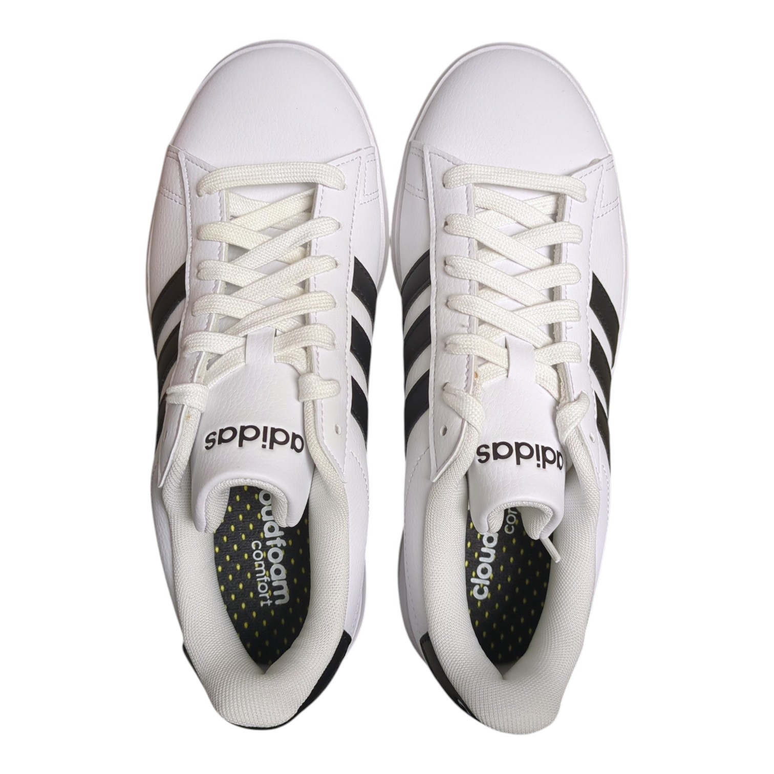 Adidas Women’s Lace Up Grand Court 2.0 Cloudfoam Low-Top Shoes