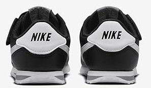 Little Kid’s Nike Kids Cortez Easyon Black/White-Cool Grey (DM0951 001)