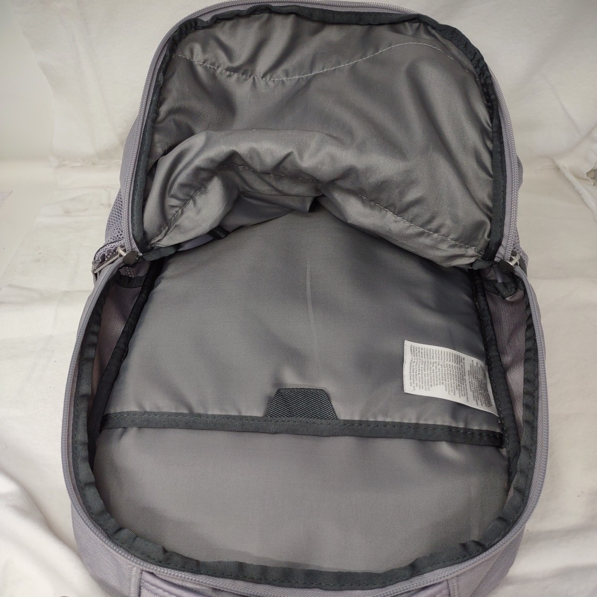 Womens Jester Backpack Flexvent Gray/Violet Laptop Dbl Top Handle North Face