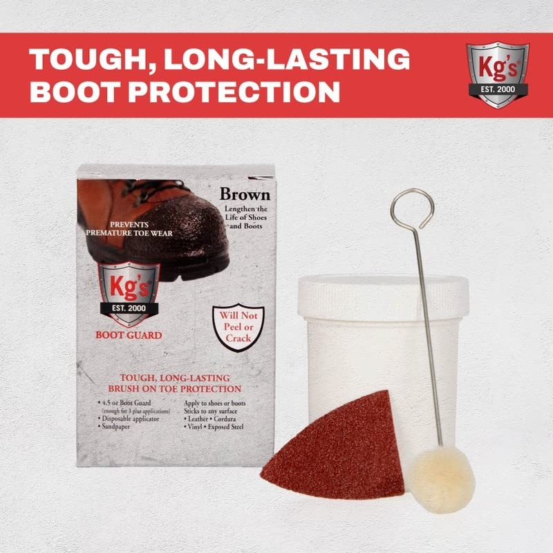 Boot Guard Brush On Toe Protection – Brush On Liquid for Tough, Long-Lasting …