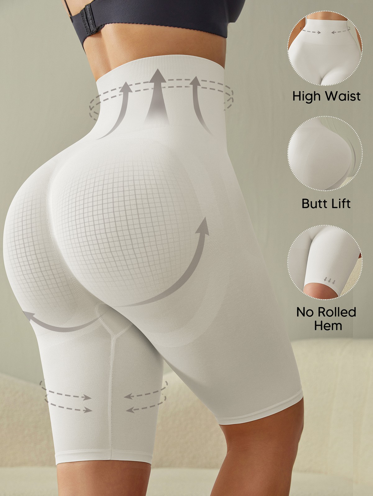 Fajas Women’s High Waist Shapewear Short Tummy Control Body Shaper Girdle Pants