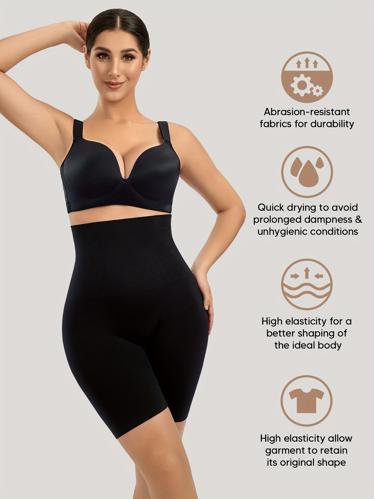 Women Tummy Control Shapewear High Waisted Body Shaper Shorts Slimming Panties