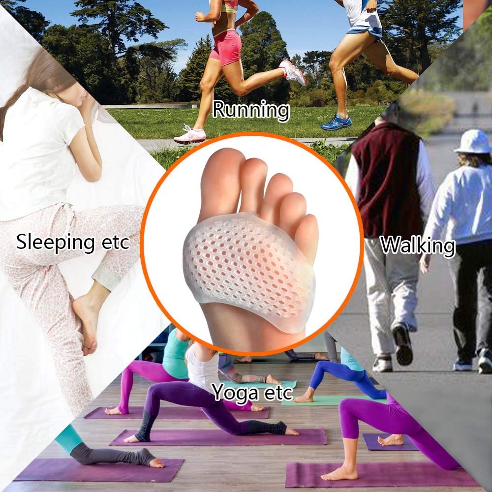 Hoogoo Toe Pads Ball of Cushions Metatarsal Foot Pads…