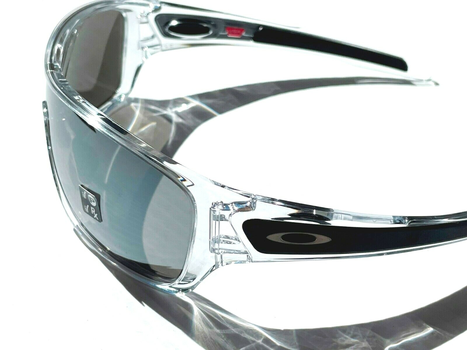 NEW* Oakley TURBINE ROTOR Clear POLARIZED Galaxy CHROME Sunglass 9307