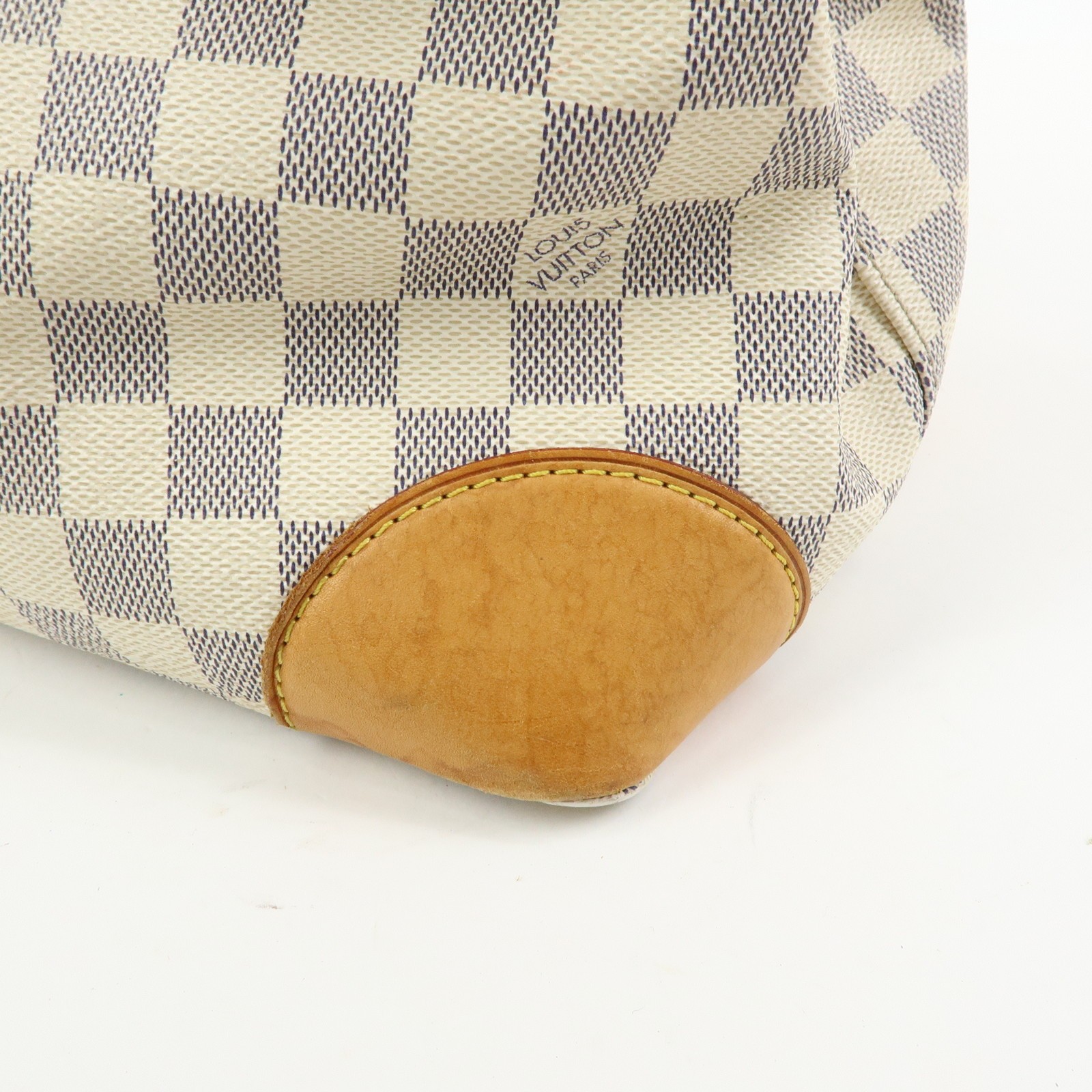 Louis Vuitton Damier Azur Hampstead MM Tote Bag Shoulder Bag N51206 Used F/S