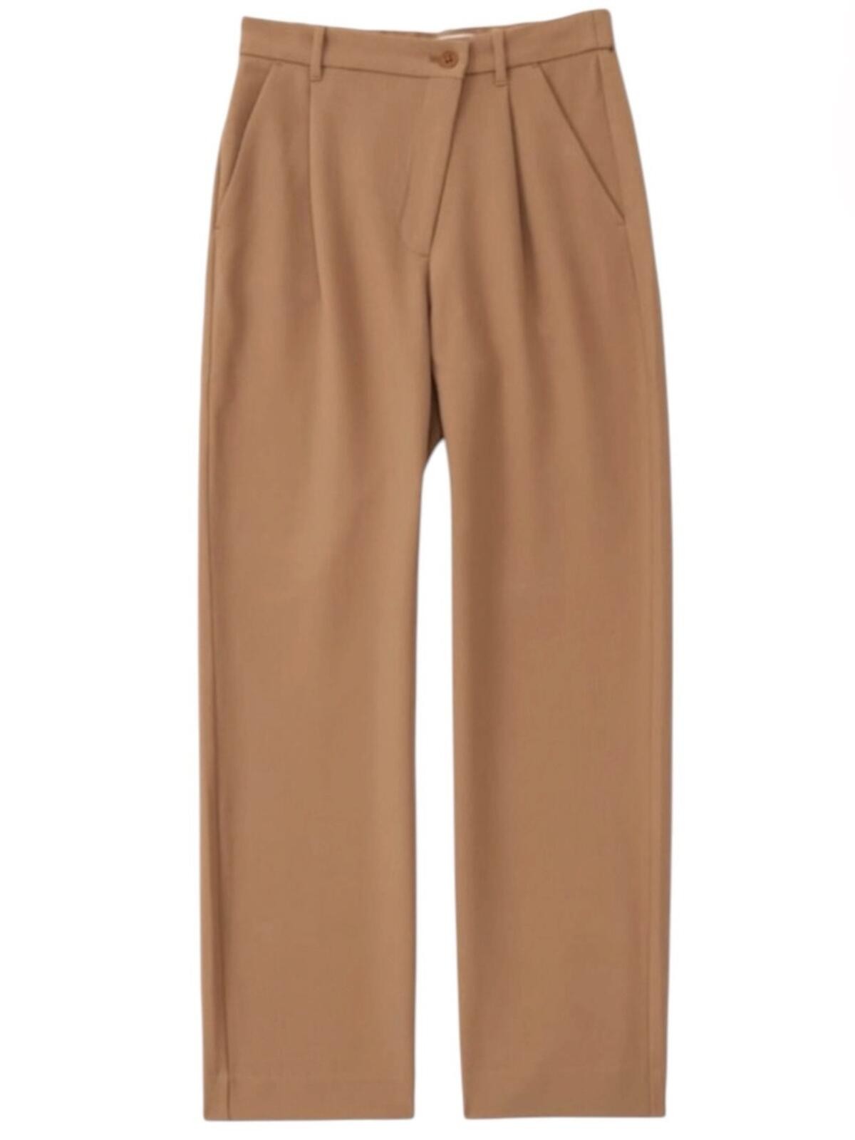 NWT Abercrombie & Fitch Relaxed Tailored Crossover Waist Pant size 24 in Brown
