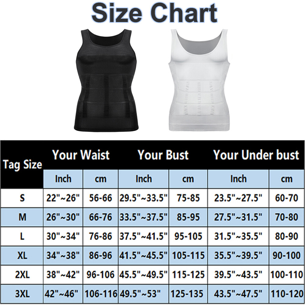Fajas Para Hombres Faja Reductora De Hombre Mens Body Shaper Abdomen Control Top