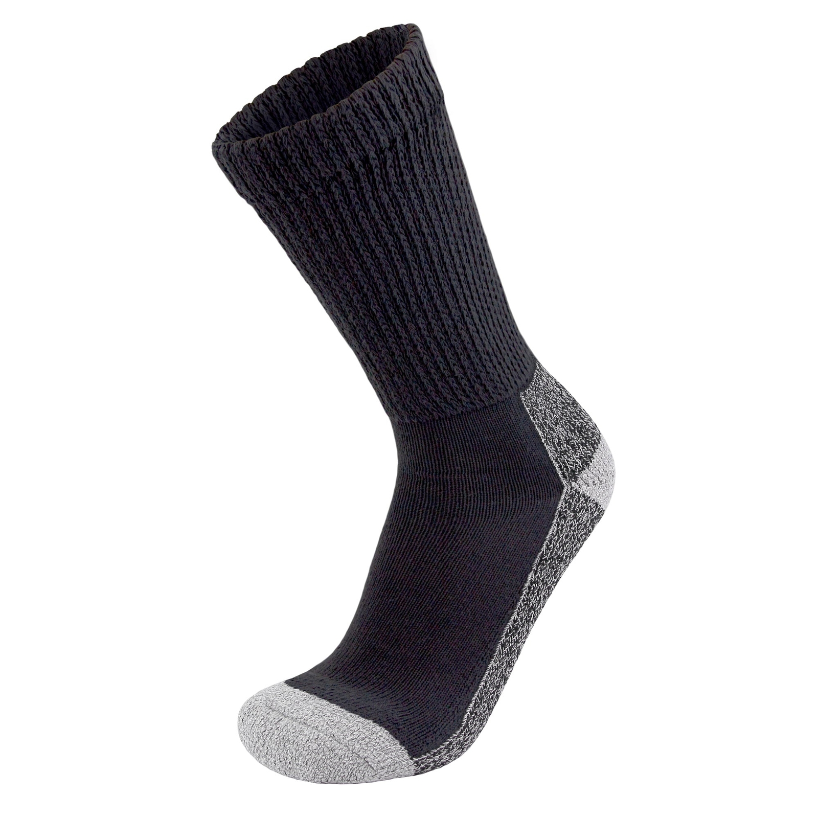 Diabetic Slipper Socks, Extra Thick Cotton Cushioned Crew Socks (Size 10-13)