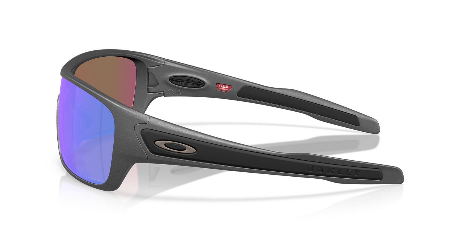 Oakley Turbine Rotor Matte Steel/Prizm Violet Polar Sunglasses OO9307-3132