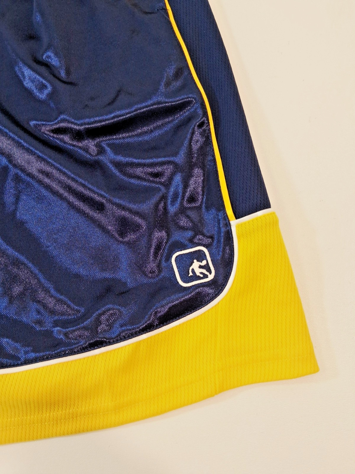 And1 Mens Athletic Shorts Basketball Gym Navy Blue Yellow M L XL 2XL 3XL SIZES