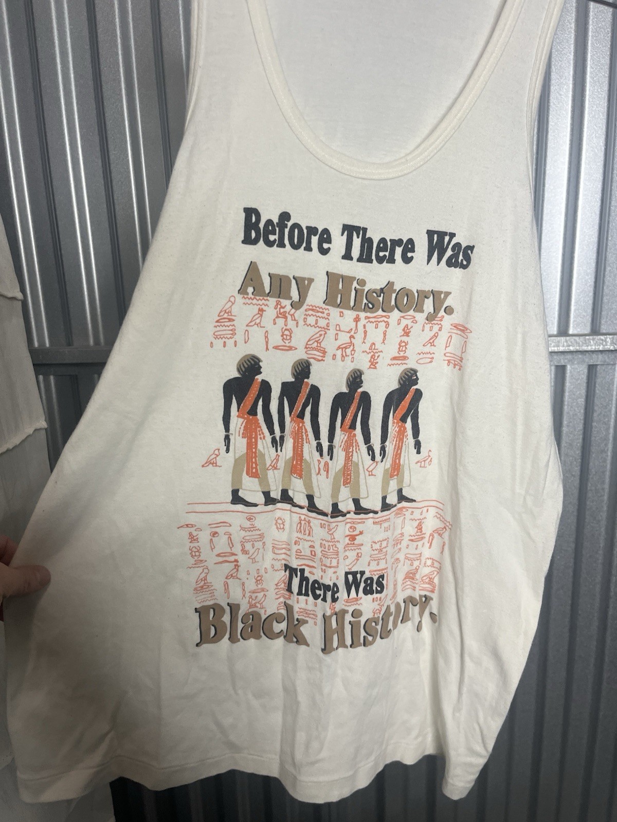 BYC Tank Top Egypt Men’s XL ‘Before There Was History There Was Black History’