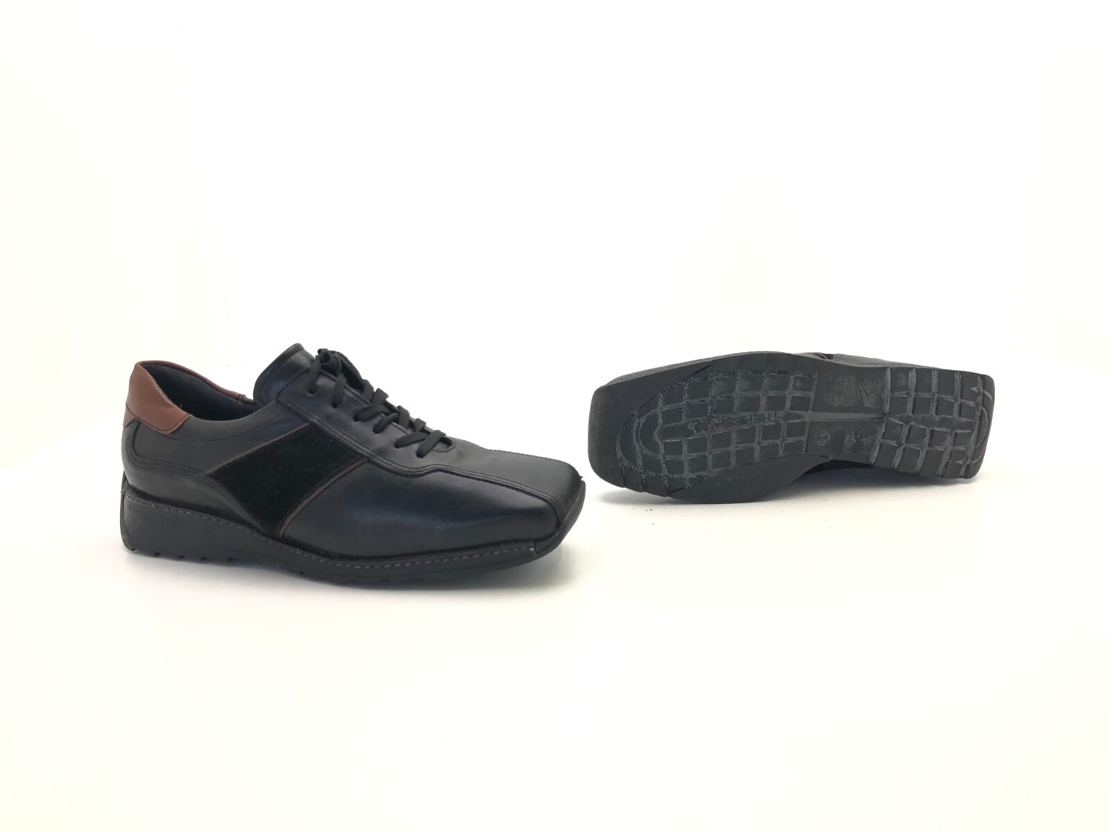 Theresia M. ladies loafers lace up loafers comfort black size 38.5 (UK 5.5)