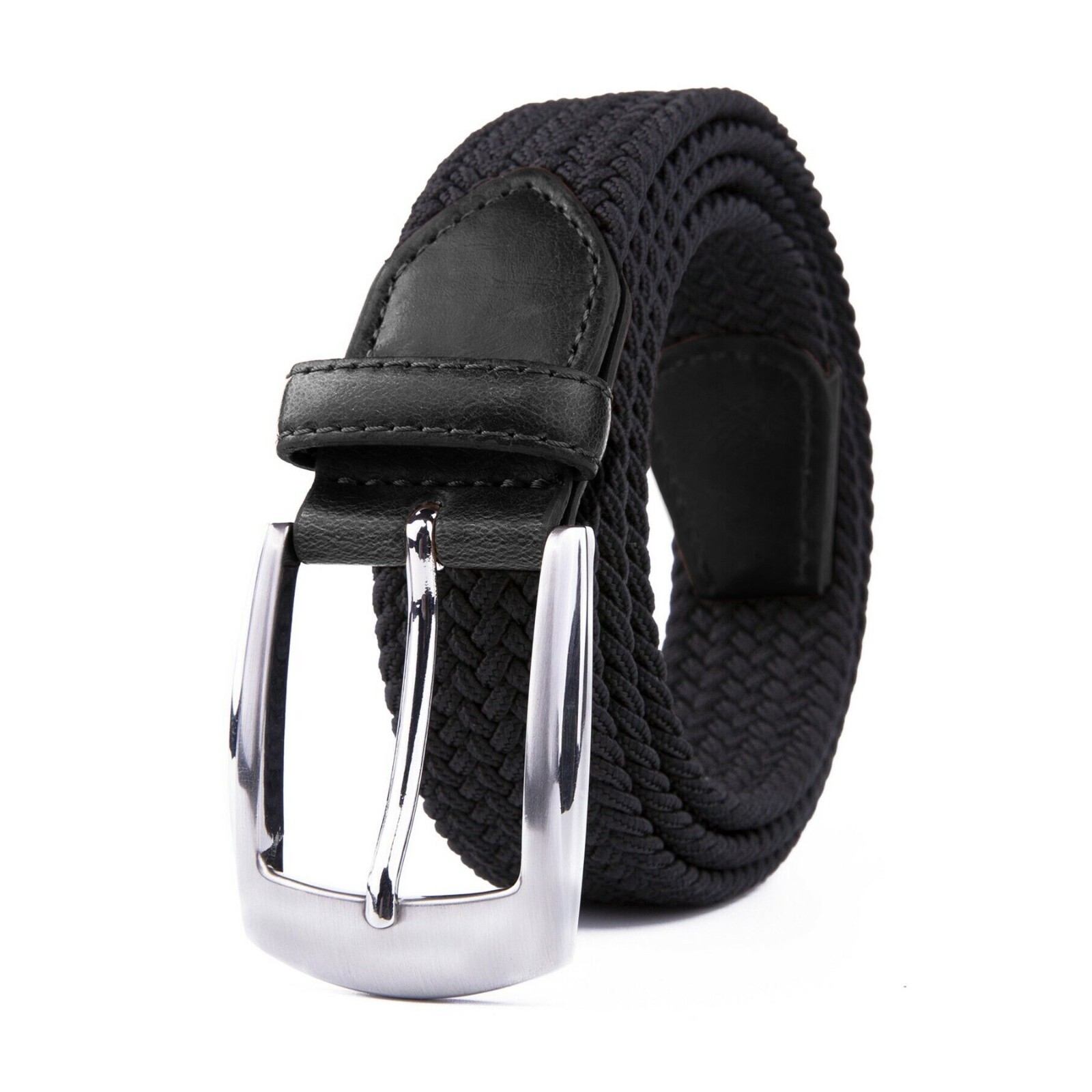 Elastic Fabric Braided Belt,Enduring Stretch Woven Belt for Unisex Men/Women/Jun