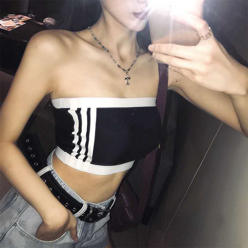 Women Tube Top Bra Seamless Bandeau Strapless Bralette Stretch Solid US Seller