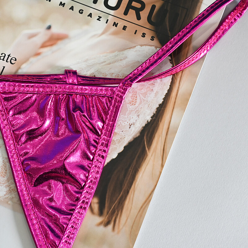 Set Of 5 Womens Sexy G string Thong Panties High Leg T back Underwear Lingeries