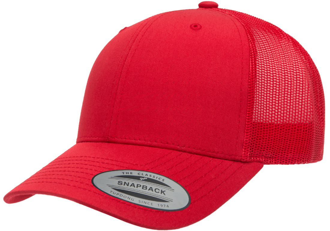 Yp Classics Retro Trucker Hat 6606 Blank Cap Snapback Hat Yupoong 6-Panel