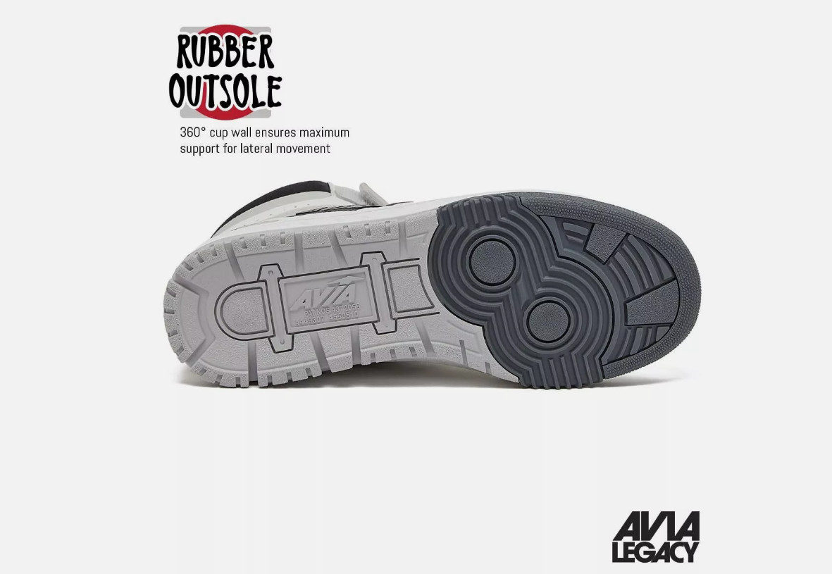 Avia 880 Men’s Basketball Shoes, High Top Retro Sneakers for Indoor or Outdoor
