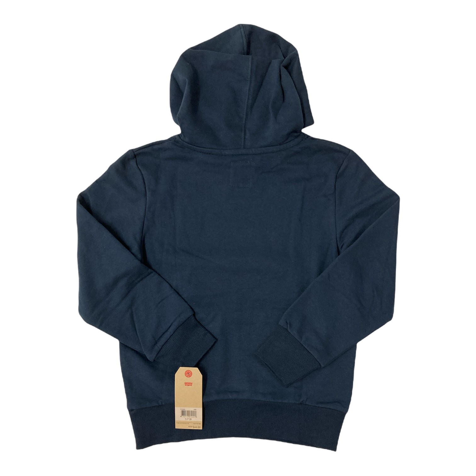Levi Boy’s Graphic Logo Soft Pullover Fleece Hoodie With Front Pocket