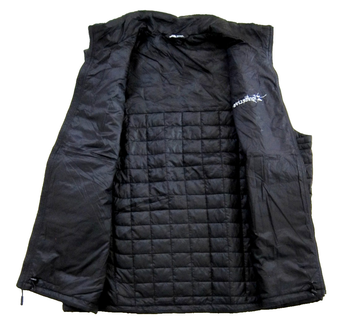 NWT The North Face Black Quilted Thermoball Trek Lightweight Zip Vest Men XXL