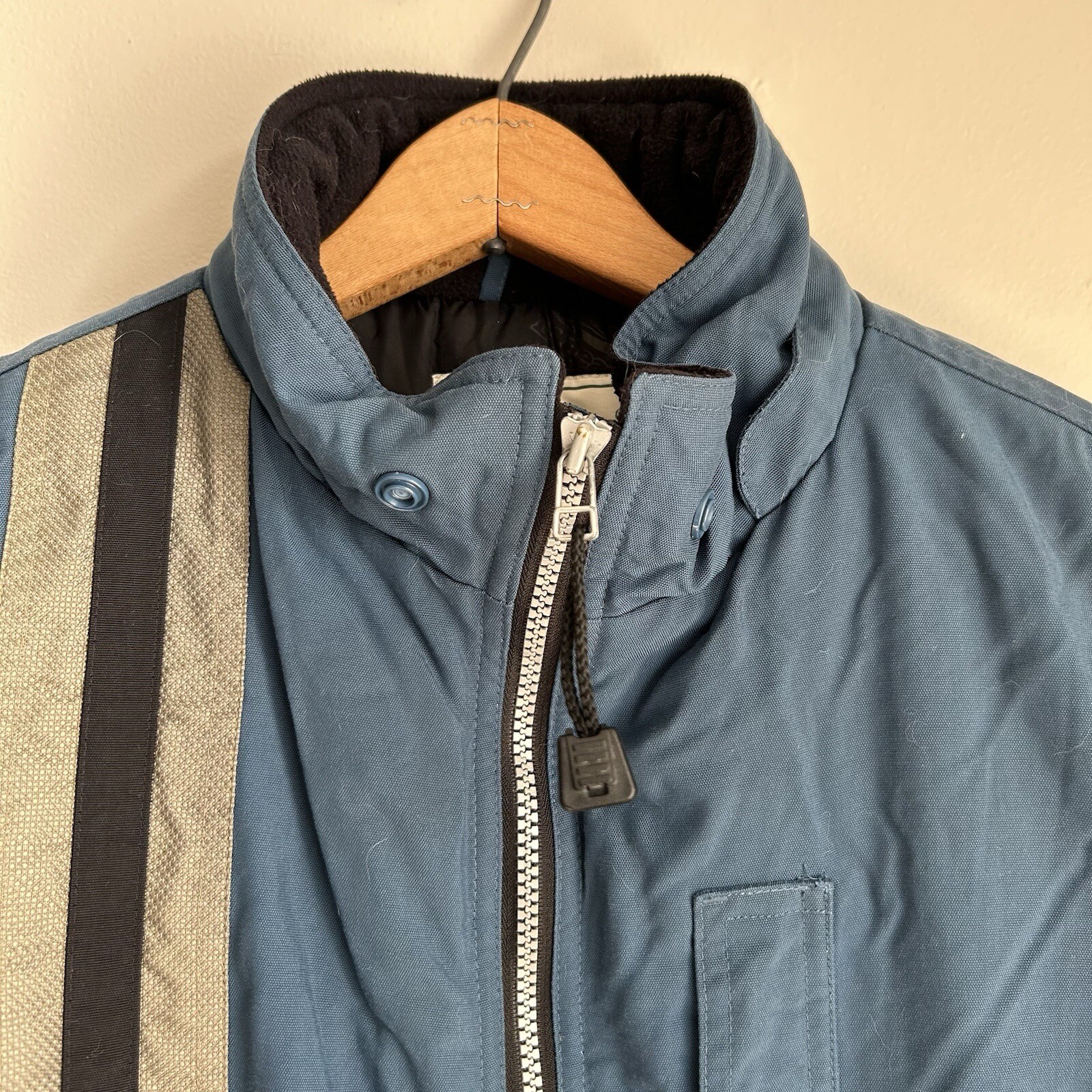 L.L. Bean Coat Boys M 10-12 Blue Winter Insulated Pockets No Hood Warm OHL18