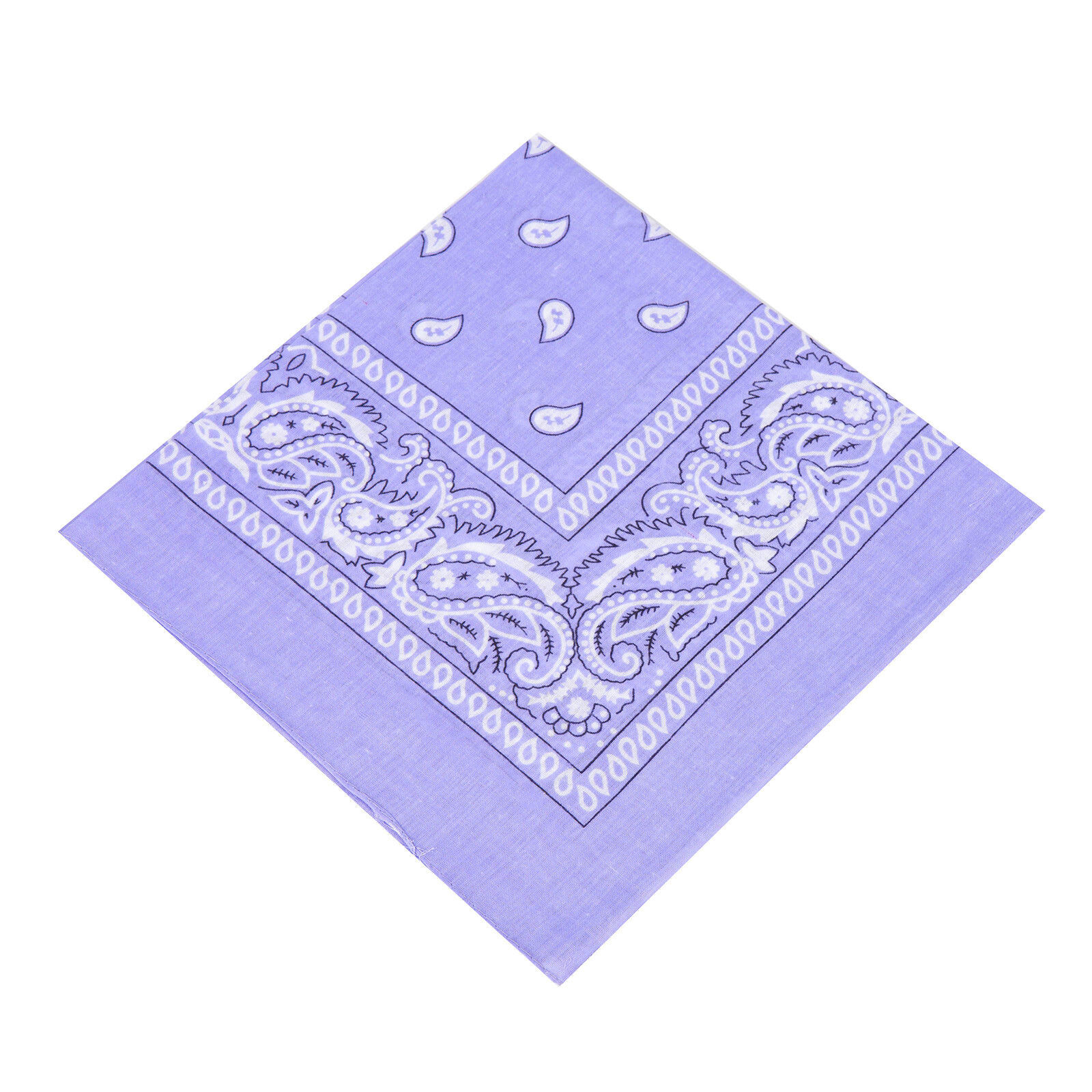 3-Pack Bandana 100% Cotton Paisley Print Double-Sided Scarf Head Neck Face Mask