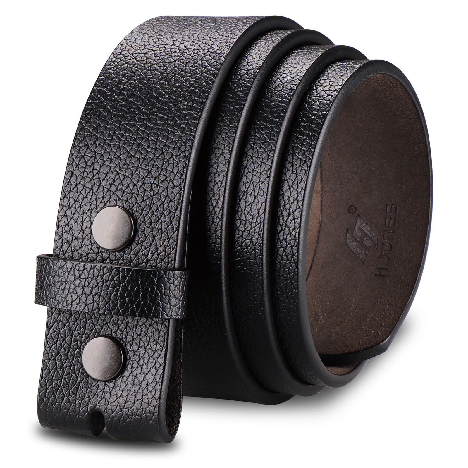 HJONES 38mm Men’s Replacement Belt Leather Belt Strap Without Buckle 1 1/2” Wide