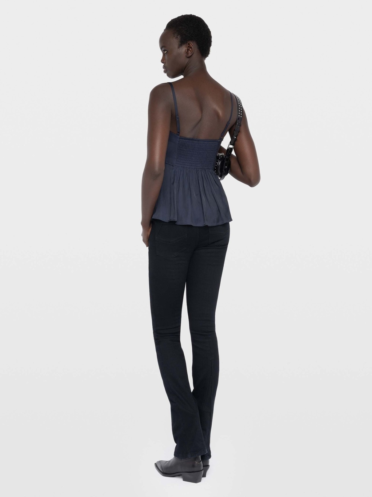 AUTHENTIC Zadig &Voltaire Women Sexy Tube Top Backless Halter Slip Vest XS-L