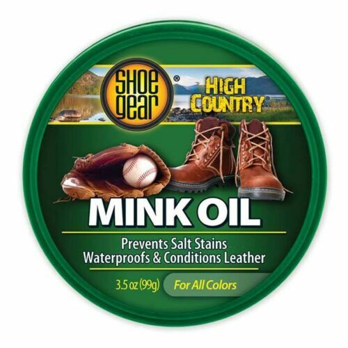 SHOE GEAR MINK OIL 3.5OZ WATERPROOFS & CONDITIONS LEATHER NEW FAST SHIP 4768289