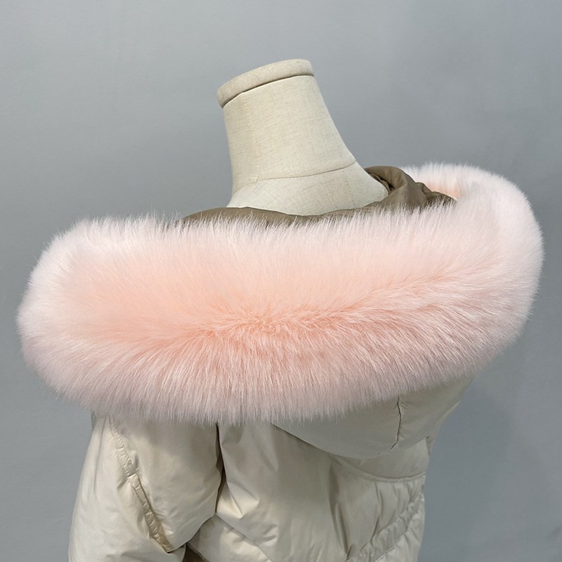 Women’s Coat Collar Detachable Fur Collar Winter Simulation Fox Fur Universal
