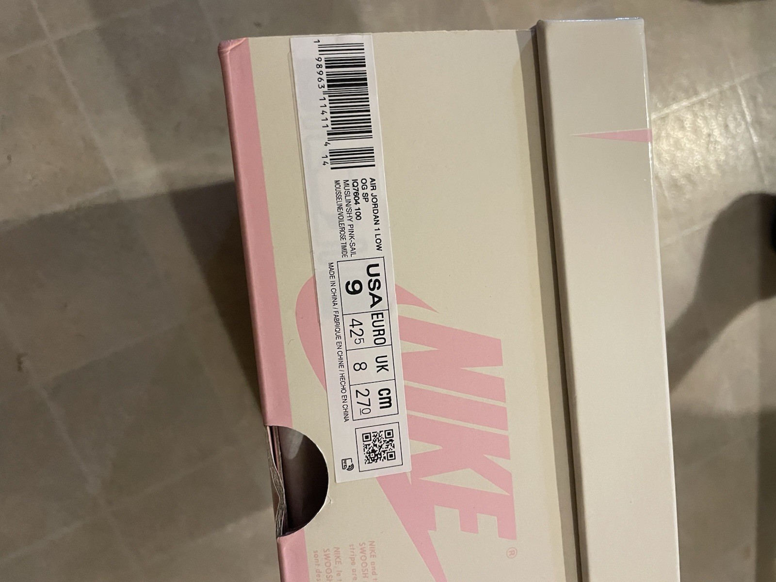 Nike Air Jordan 1 Low Travis Scott Colorblock Leather Low Top Sneakers Custom