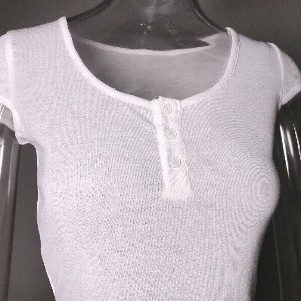 Women’s Sheer Short Sleeve Crop Top – Low Cut Transparent Sexy T-shirt