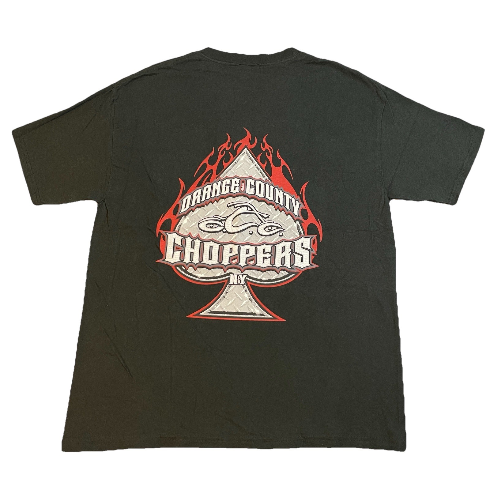 Vintage Orange County Choppers T-Shirt Men’s Large Black Motorcycles Biker Gear
