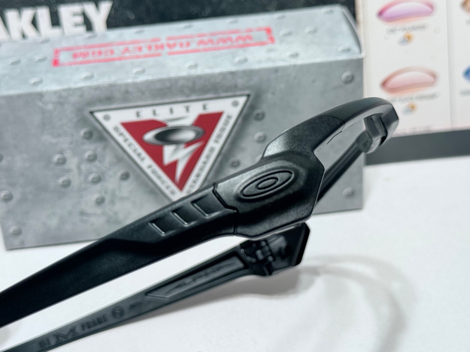 Oakley SI M Frame Alpha Matte Black Frame & Nose piece / SKU# 9206 132mm NIB