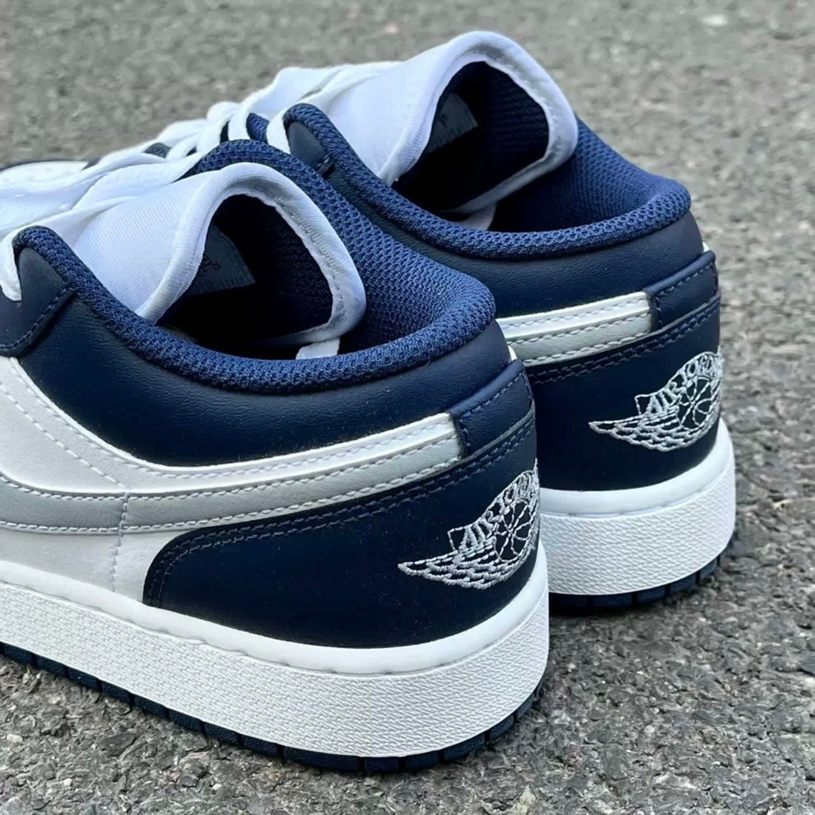 Jordan 1 Low “White/Blue” Men’s Retro Sneakers-AJ1 Low OG Style US 7-12